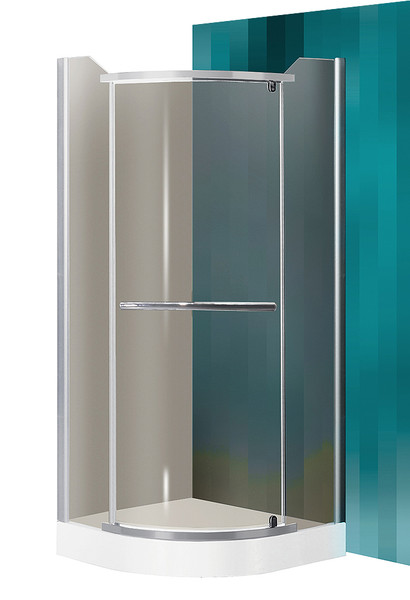 DENVER - Čtvrtkruhový sprchový kout s jednokřídlými otevíracími dveřmi
