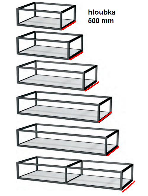 Pro skříňky pod umyvadla na desku 