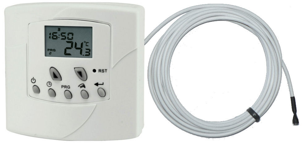 Týdenní programovatelný termostat Thermo 1038Ext s externím čidlem
